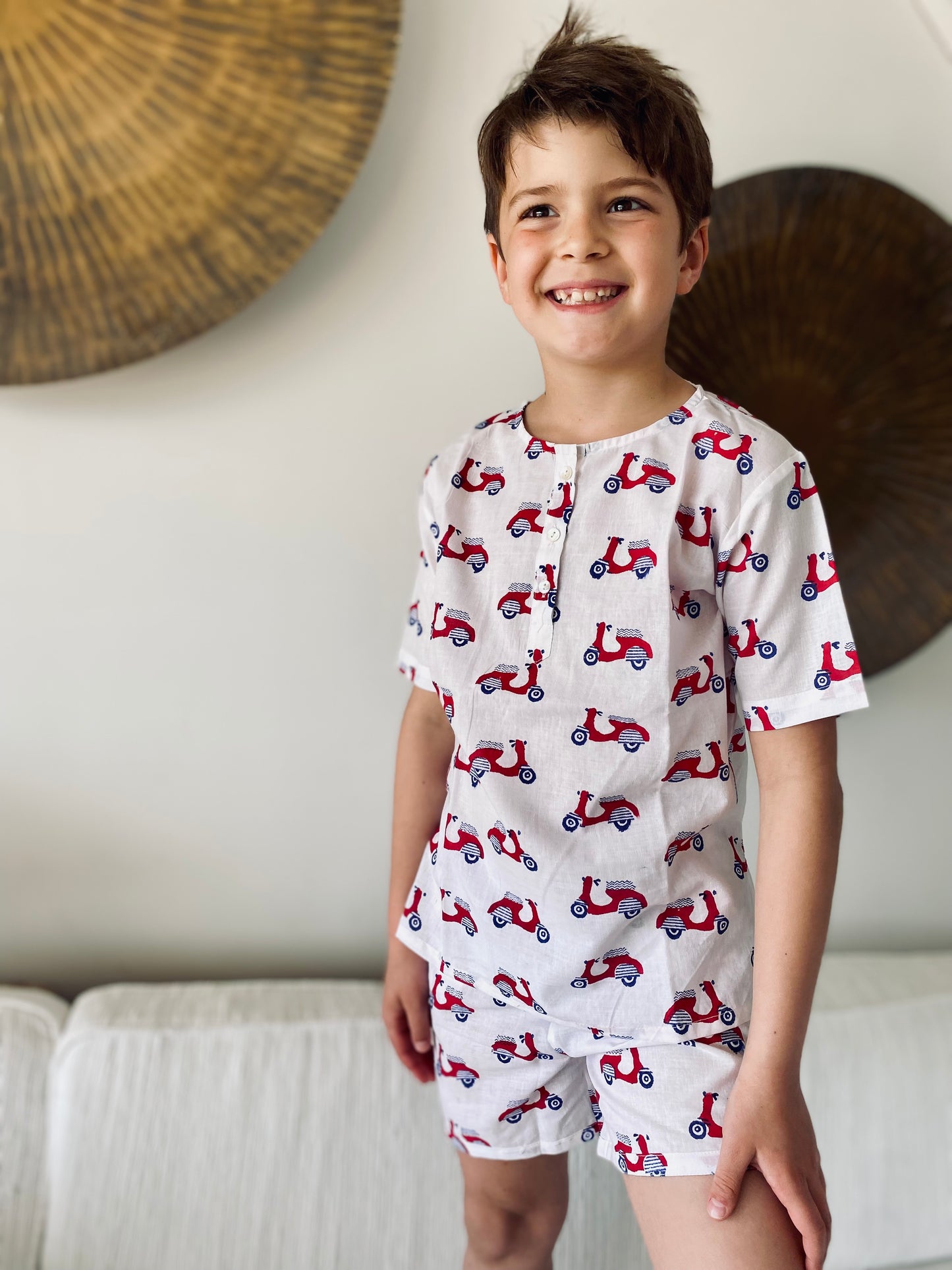 C. Kids Pajamas - Red Scooters